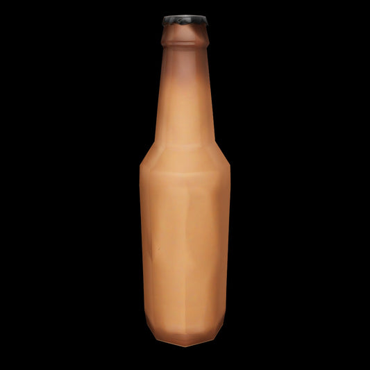 Low Poly 3D Brown Bottle Model